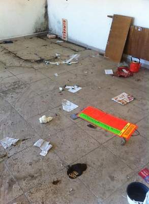 Опубликованы фото разграбленных туалетов и кафе с полуострова Чонгар, где «хозяйничали» российские военные