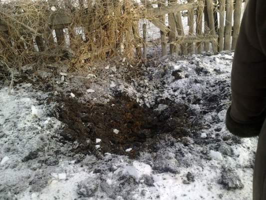 Дзержинск также подвергся обстрелам в новогодние праздники (фото)