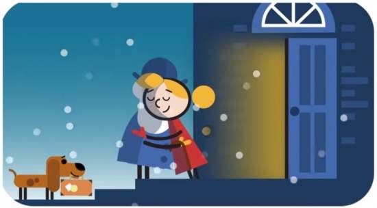 Святой вечер: Google создал doodle, посвященный Рождественскому сочельнику