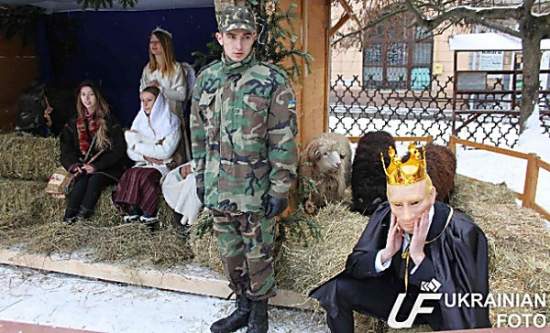Во Львове в рождественском вертепе Путина сделали Иродом