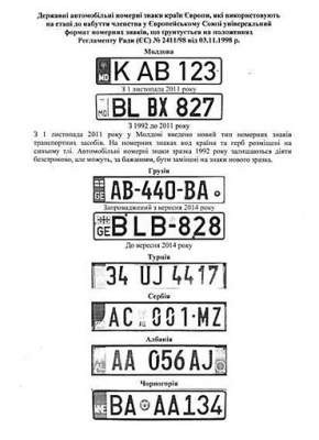 В Украине уже весной появятся новые автомобильные номерные знаки