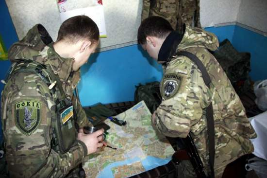 Бойцы спецназа «Сокол» из всех регионов Украины несут службу в Донецкой области (фоторепортаж)