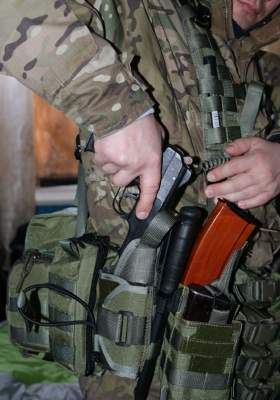 Бойцы спецназа «Сокол» из всех регионов Украины несут службу в Донецкой области (фоторепортаж)