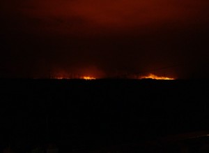 Вчера вечером из Луганска прозвучало несколько залпов (видео)