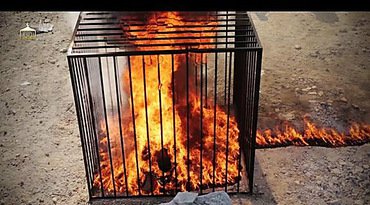 Новый вид казни террористов «Исламского государства»: боевики сожгли заживо иорданского пилота