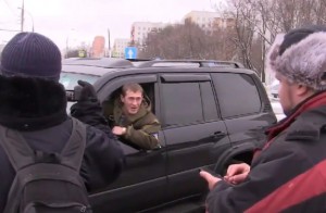 В Москве активист поставил на место «ополченца из Новороссии», нарушавшего ПДД (видео)