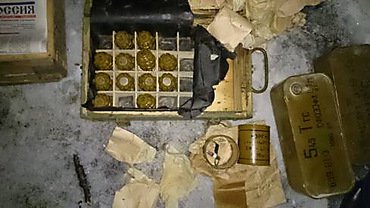 СБУ под Киевом нашла тайник диверсантов, планировавших обстрелять здание парламента из гранатометов