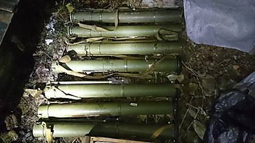 СБУ под Киевом нашла тайник диверсантов, планировавших обстрелять здание парламента из гранатометов