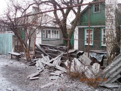 Фоторепортаж разрушений микрорайона «Черемушки» города Попасная