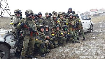 Николаевские десантники в Широкино помогли деблокировать батальон «Донбасс» - идет бой с террористами