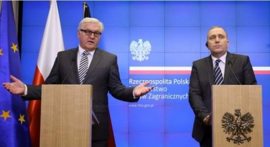 Главы МИД Польши и Германии констатируют регресс в процессе урегулирования украинского кризиса