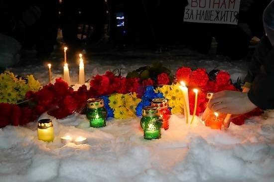 На Майдане почтили память «личного врага Путина» - Исы Мунаева