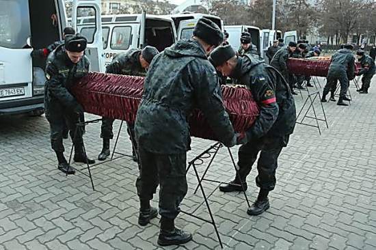 В Днепропетровске похоронили 11 украинских военных – 10 из них остались неопознанными