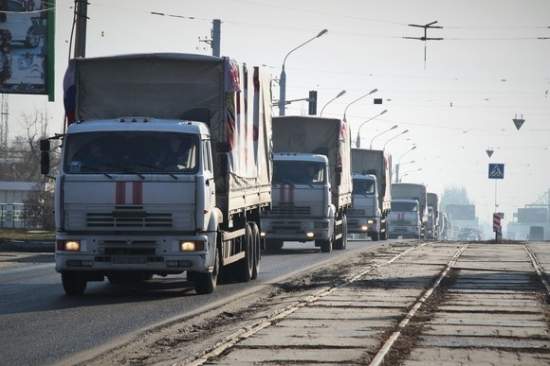 Колонна путинского «гумконвоя» прибыла в Луганск (фоторепортаж)