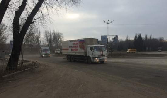 Колонна путинского «гумконвоя» прибыла в Луганск (фоторепортаж)