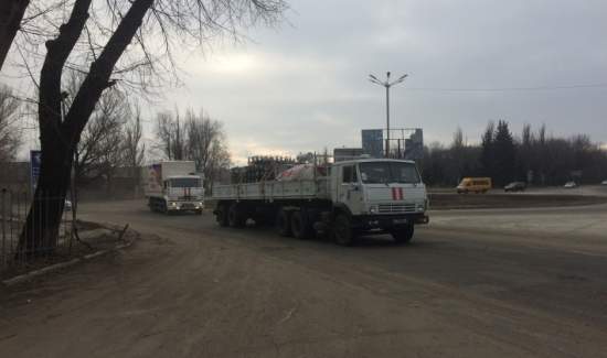 Колонна путинского «гумконвоя» прибыла в Луганск (фоторепортаж)