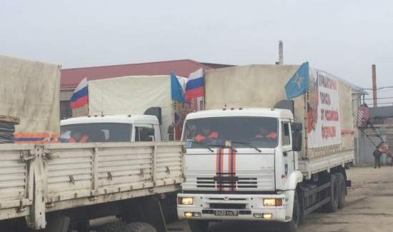 Колонна путинского «гумконвоя» прибыла в Луганск (фоторепортаж)