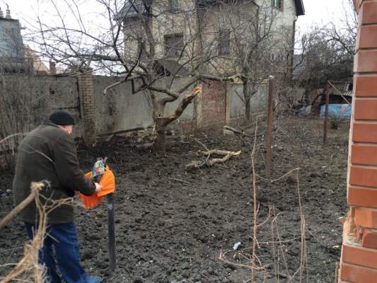 Улица Касиора на Гладковке в Донецке попала под обстрел (фото)