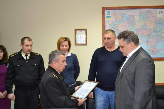 Моряки, передислоцированные из оккупированного Крыма, поблагодарили «Николаевоблэнерго» за помощь
