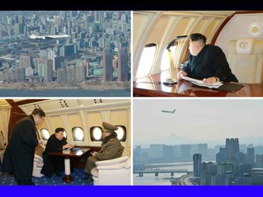 Ким Чен Ын устроил фотосессию на борту своего роскошного самолета