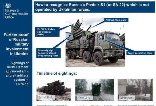 Посол США обнародовал фото российской системы ПВО под Дебальцево