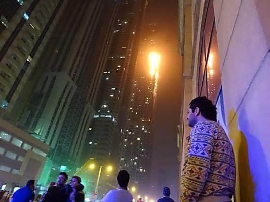 В Дубае горел самый высокий в мире жилой дом