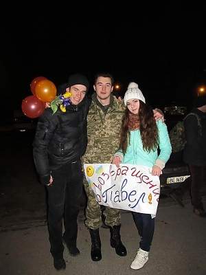 Студент николаевской «аграрки» после двух месяцев службы в зоне АТО вернулся в Николаев