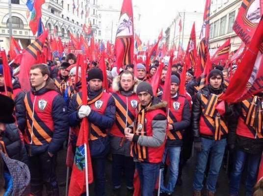 В центре Москвы завершился марш "Антимайдана"