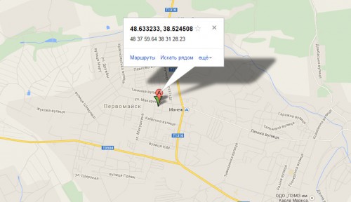 В Первомайске по ночам грузят технику (карта)