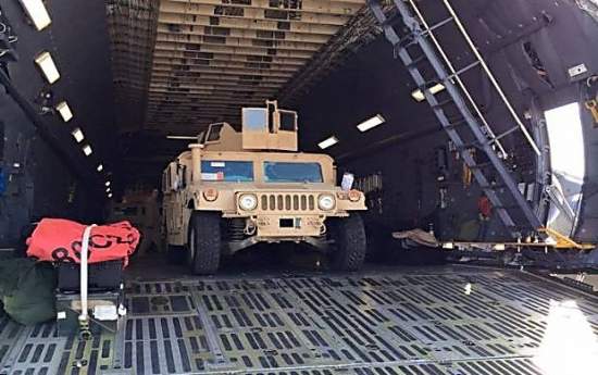 Украина получила первую партию американских броневиков Humvee