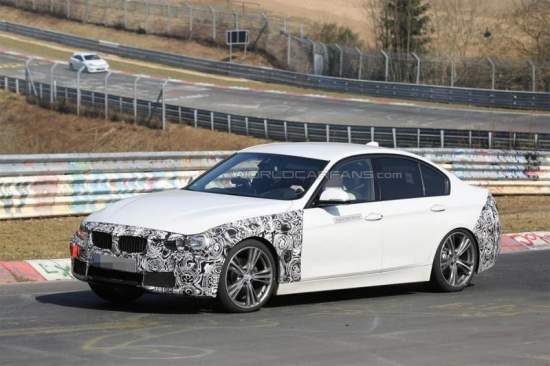 Гибридный BMW 3-Series замечен на тестах (Фото)
