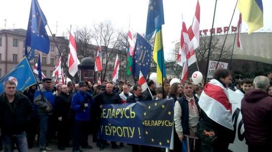 День Воли в Минске: Мы - европейцы (Видео)