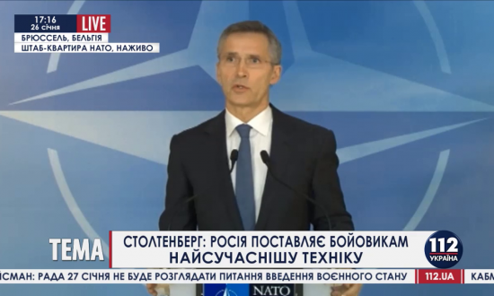Генсек НАТО Столтенберг призвал РФ выполнить минские договоренности