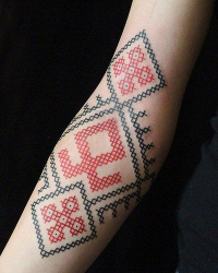 На фестивале в Минске можно будет сделать тату-вышиванку