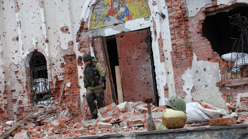 ДНР: силовики обстреливают окрестности храма в Донецке