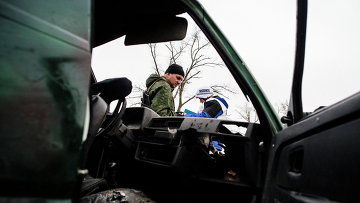 ОБСЕ и МККК остановились возле места обстрела журналистов в Донбассе