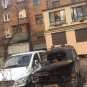 В центре Харькова сожгли военный джип и мерседес волонтёров «АТО» (ВИДЕО+ФОТО)