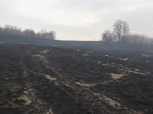 На Черниговщине из-за сильного пожара выгорело почти все село