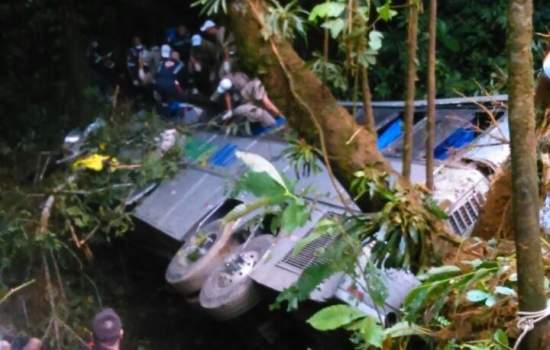 В Индии автобус упал в ущелье, погибли 10 человек