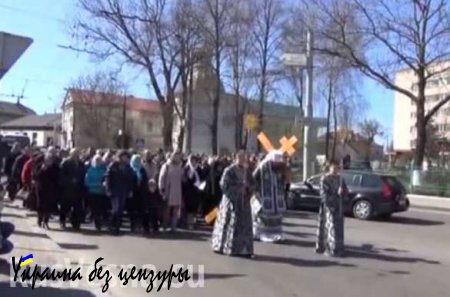 В Страстную пятницу в Луцке на шабаше «филаретовцев» молились за победу украинских террористов на Донбассе (ВИДЕО)