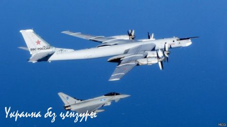 Английские истребители «Тайфун» вылетели на перехват российских стратигических бомбардировщиков