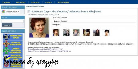 В «расстрельном списке» украинских националистов пять журналистов «Комсомолки»