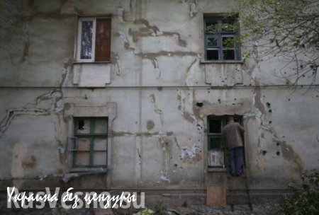 Результаты ночного обстрела Куйбышевского района Донецка (ВИДЕО)