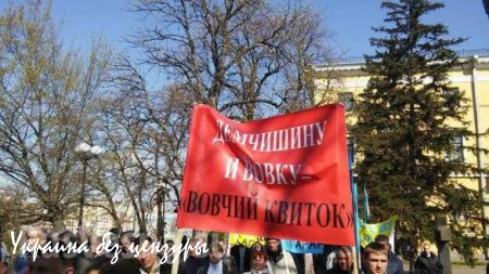 Тысяча шахтеров прорвала милицейский кордон у администрации президента Украины (ФОТО, +ВИДЕО)