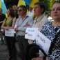 Закарпатские русины требовали признания перед зданием администрации Президента Украины (ФОТО)
