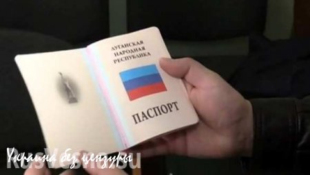 В ЛНР вручили первые паспорта (ВИДЕО)