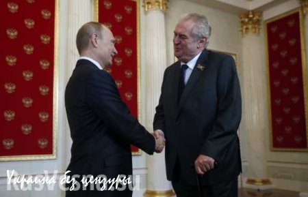 Приятно, что в Европе еще остались независимые политики, — Путин на встрече с президентом Чехии