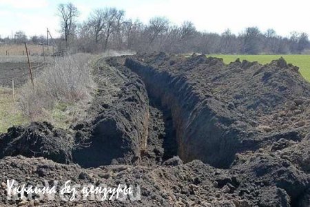 Генштаб ВСУ: «Великая Стена» на Донбассе почти готова, но не хватает брёвен