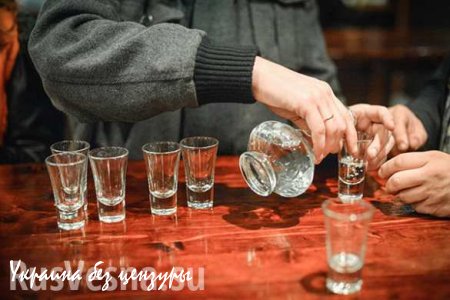 На Украине рекордными темпами растет производство водки