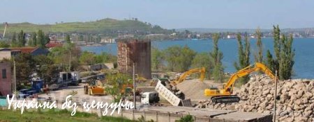 Началось строительство моста в Крым